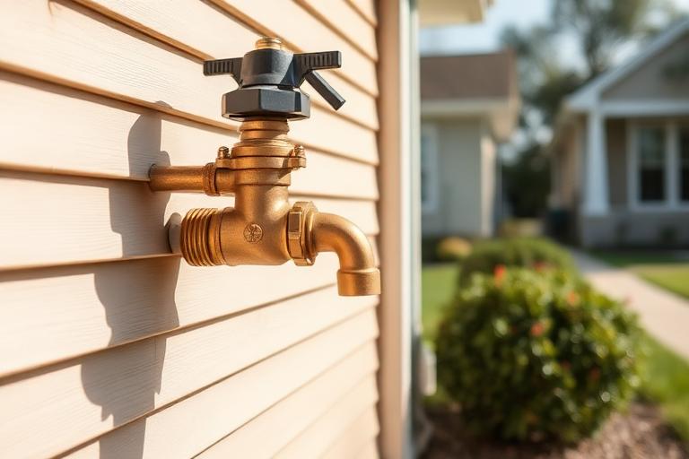 Backflow valve location